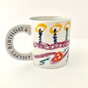 HAPPY BIRTHDAY Coffee Cup / Mug by Applause, y2k